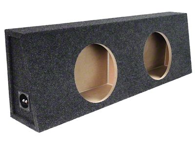 Bbox 10-Inch Dual Truck Sealed Subwoofer Enclosure (Universal; Some Adaptation May Be Required)
