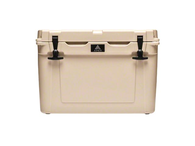 Apex Cooler System A45 Cooler with Carbon Steel Bed Rack Mount; Khaki (Universal; Some Adaptation May Be Required)