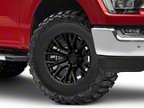 Fuel Wheels Rebar Blackout 6-Lug Wheel; 17x9; 1mm Offset (21-26 F-150)