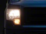 OE Style Headlights with Clear Corners; Black Housing; Clear Lens (09-14 F-150 w/ Factory Halogen Headlights)