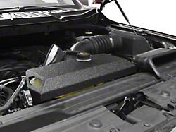 Barricade Coolant Overflow Cover; Textured Black (15-26 F-150)