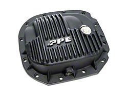 PPE Heavy Duty Cast Aluminum Rear Differential Cover; Black (15-26 F-150)