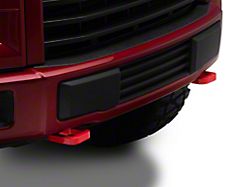 Big-D Tow Hooks with Red D-Ring; Front (04-23 F-150)