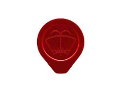 Fathouse Performance Billet Washer Fluid Reservoir Cap; Red (21-26 F-150)