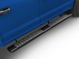 6-Inch Wide Flat Running Boards; Black (15-26 F-150 SuperCrew)