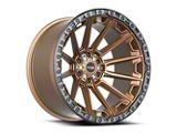Vortek Off-Road VRT-601 Matte Bronze with Black Bead Ring 6-Lug Wheel; 17x9; 12mm Offset (15-20 Tahoe)