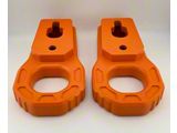 Teton Workshop Front Tow Hooks; Orange (09-26 F-150)