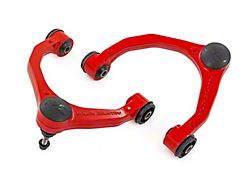 Rough Country Suspension Forged Upper Control Arms for Stock Height; Red (21-26 F-150)