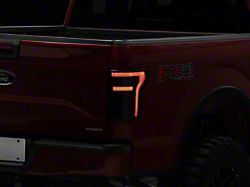 Raxiom LDS Series LED Tail Lights; Black Housing; Smoked Lens (15-20 F-150)
