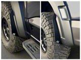 Ark Splash Guards TriXpoly Micro Mud Flap Flares; Front and Rear; Black (21-26 F-150 Raptor)