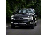 Sick Diesel Center LED Grille Light; Smoked; Black Frame (24-26 F-150 Platinum w/ Black Appearance Package)