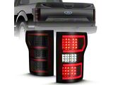 Anzo USA 18-19 Ford F-150 LED Taillight Black Housing Clear Lens - 311314