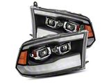 AlphaRex 09-18 Dodge Ram 1500HD LUXX LED Proj Headlights Plnk - 880539