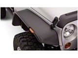 Bushwacker Flat Style Flares 2pc - Black (07-18 Jeep Wrangler)