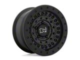 Black Rhino Barricade Gun Black with Black Rock Guard Wheel; 17x8.5; -18mm Offset; 5x127mm Bolt Pattern; 71.50mm Hub Bore