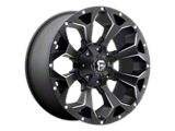 Fuel Wheels Assault Matte Black Machined Wheel; 17x9; -12mm Offset; 5x114.3/5x127mm Bolt Pattern; 78.10mm Hub Bore