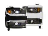 Morimoto XB LED Headlights: Chevrolet Silverado HD 15-19 Trim Pair / Unfinished - LF541.B