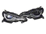 Morimoto XB LED Headlights; Black Housing; Clear Lens (12-18 FR-S / BRZ / GT86)