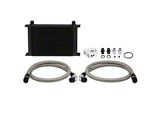 Mishimoto Universal 25 Row Oil Cooler Kit Black Cooler - MMOC-UHBK