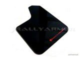 Rally Armor Universal UR Black Mud Flaps with Red Logo; Front and Rear (Universal; Some Adaptation May Be Required)