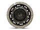 Black Rhino Abrams Gloss Gunblack with Machined Dark Tint 6-Lug Wheel; 17x8.5; 0mm Offset (10-24 4Runner)