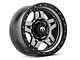 Fuel Wheels Anza Anthracite with Black Ring 6-Lug Wheel; 18x9; 1mm Offset (10-24 4Runner)