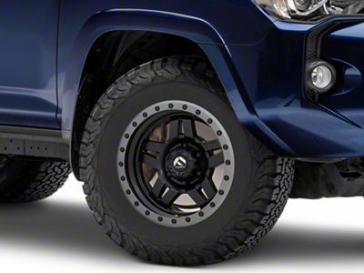 Fuel Wheels Anza Matte Black with Anthracite Ring 6-Lug Wheel; 17x8.5; 6mm Offset (10-24 4Runner)