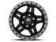 Fuel Wheels Anza Matte Black with Anthracite Ring 6-Lug Wheel; 17x8.5; 6mm Offset (10-24 4Runner)