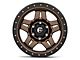Fuel Wheels Anza Matte Bronze with Black Ring 6-Lug Wheel; 17x8.5; -6mm Offset (10-24 4Runner)