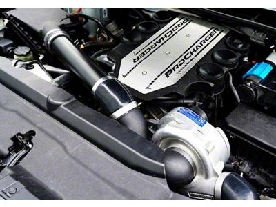 Procharger High Output Intercooled Supercharger Tuner Kit with D-1SC; Satin Finish (10-19 4.0L 4Runner)