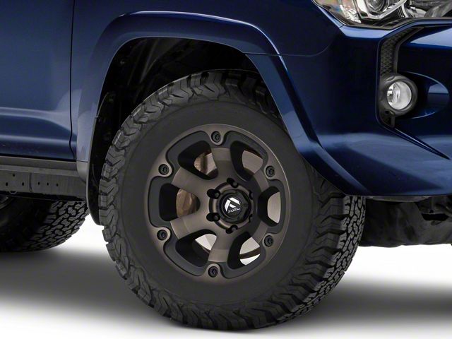 Fuel Wheels Beast Matte Black Machined with Dark Tint 6-Lug Wheel; 17x9; -12mm Offset (10-24 4Runner)