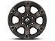Fuel Wheels Beast Matte Black Machined with Dark Tint 6-Lug Wheel; 17x9; 1mm Offset (10-24 4Runner)