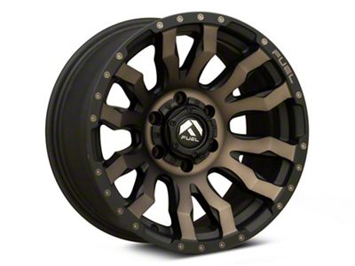 Fuel Wheels Blitz Matte Black with Dark Tint 6-Lug Wheel; 17x9; 1mm Offset (03-09 4Runner)