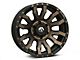 Fuel Wheels Blitz Matte Black with Dark Tint 6-Lug Wheel; 17x9; 1mm Offset (10-24 4Runner)