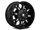Mayhem Wheels Combat Gloss Black Milled 6-Lug Wheel; 18x9; -12mm Offset (10-24 4Runner)
