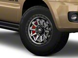 Fuel Wheels Covert Matte Gunmetal with Black Bead Ring 6-Lug Wheel; 17x8.5; 14mm Offset (03-09 4Runner)