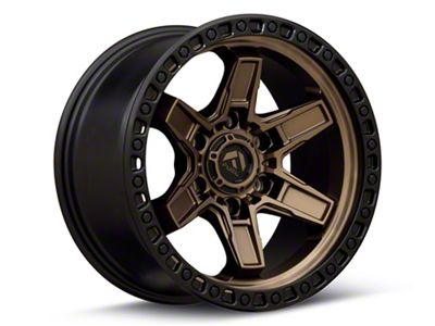 Fuel Wheels Kicker Matte Bronze with Black Bead Ring 6-Lug Wheel; 18x9; 1mm Offset (03-09 4Runner)