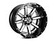 Fuel Wheels Maverick Chrome with Gloss Black Lip 6-Lug Wheel; 22x14; -70mm Offset (10-24 4Runner)