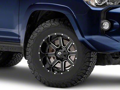 Fuel Wheels Maverick Gloss Black Milled 6-Lug Wheel; 17x9; 1mm Offset (10-24 4Runner)