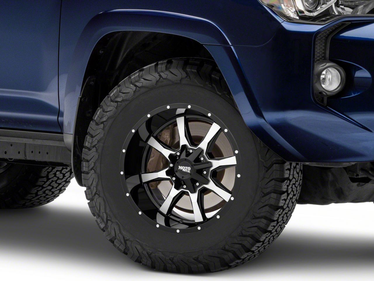 Moto Metal Toyota 4-Runner MO970 Gloss Black Machined 6-Lug Wheel; 17x8 ...