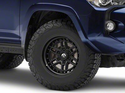Fuel Wheels Nitro Matte Black 6-Lug Wheel; 17x9; -12mm Offset (10-24 4Runner)