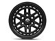 Fuel Wheels Nitro Matte Black 6-Lug Wheel; 17x9; 1mm Offset (10-24 4Runner)