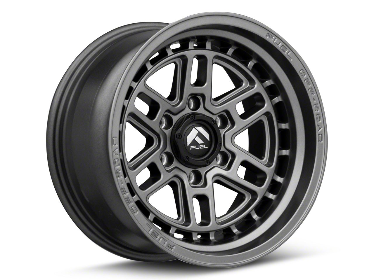 Fuel Wheels Toyota 4-Runner Nitro Matte Gunmetal 6-Lug Wheel; 17x9 ...