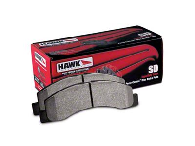 Hawk Performance SuperDuty Brake Pads; Rear Pair (03-24 4Runner)