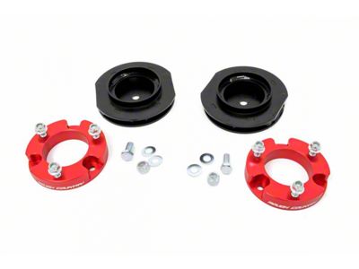 Rough Country 2-Inch Spacer Suspension Lift Kit; Anodized Red (10-24 4WD 4Runner w/o X-REAS System, Excluding TRD Pro)