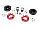Rough Country 2-Inch Spacer Suspension Lift Kit; Anodized Red (10-24 4WD 4Runner w/ X-REAS System, Excluding TRD Pro)