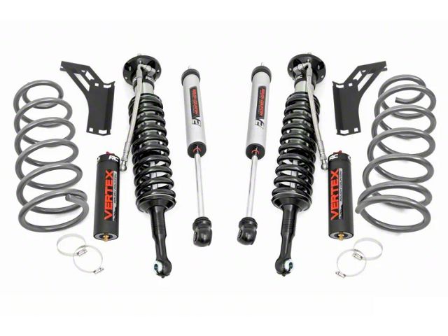 Rough Country 3-Inch Suspension Lift Kit with Vertex Adjustable Coil-Overs and V2 Monotube Shocks (10-24 4WD 4Runner w/o X-REAS System, Excluding TRD Pro)