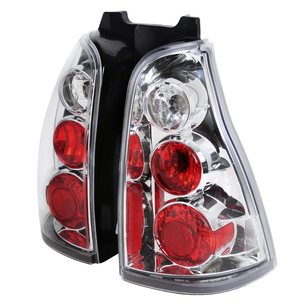 Altezza Tail Lights; Chrome Housing; Clear Lens (03-05 4Runner)
