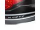 Altezza Tail Lights; Matte Black Housing; Clear Lens (03-05 4Runner)