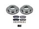 PowerStop OE Replacement 6-Lug Brake Rotor and Pad Kit; Rear (03-09 4Runner)